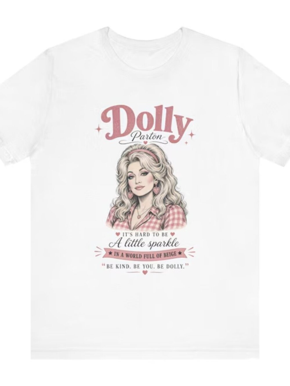 Dolly Parton portrait tee